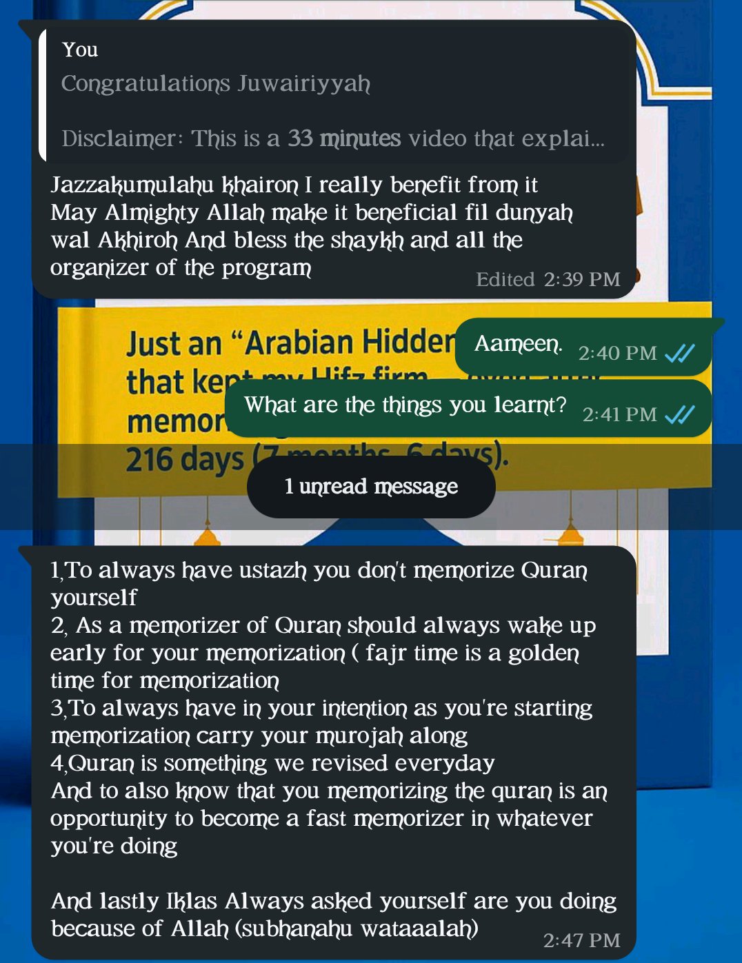 Student Testimonial