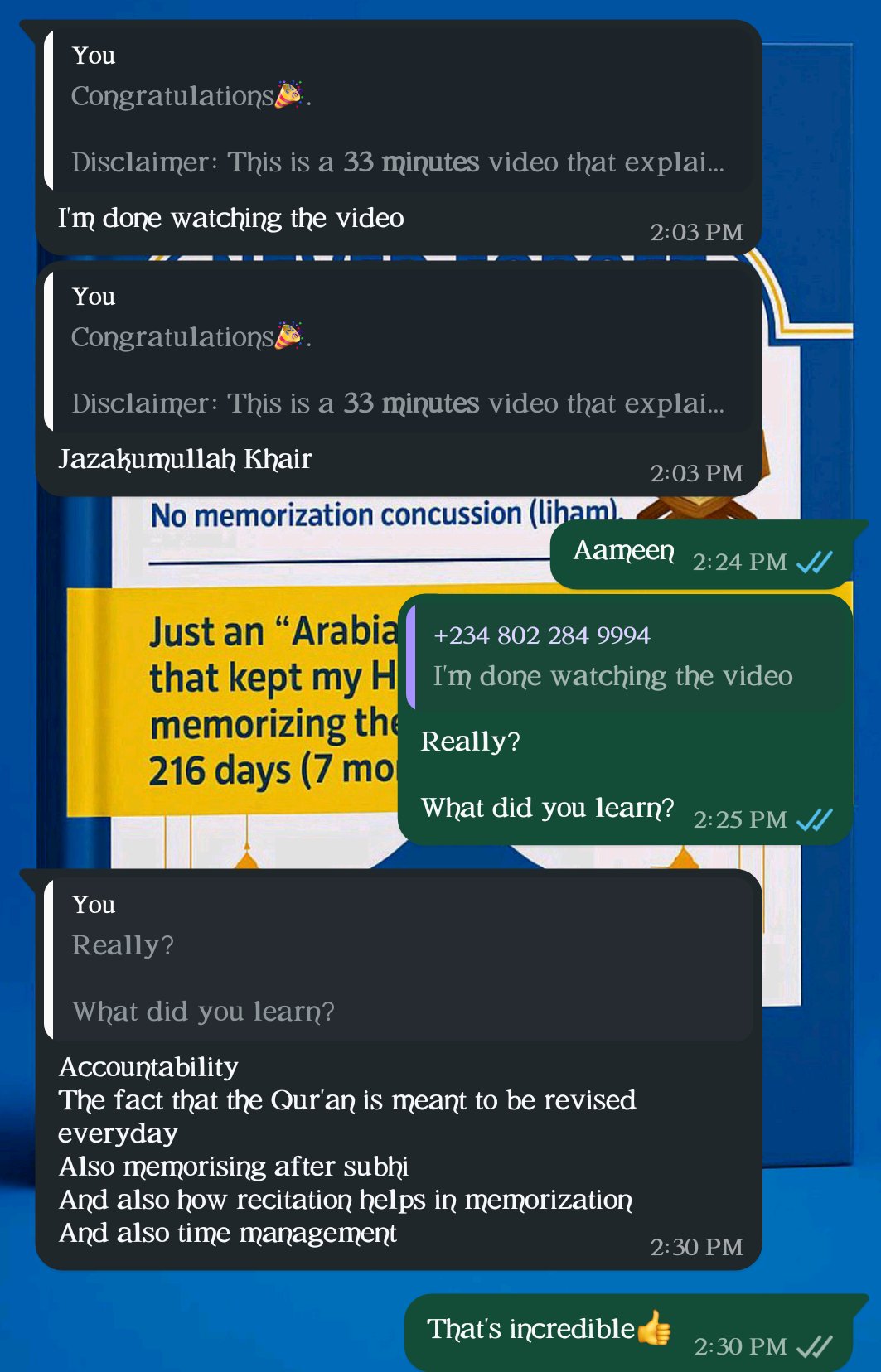 Student Testimonial